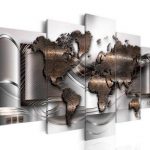 tableau intérieur cartes du monde