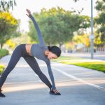 stretching