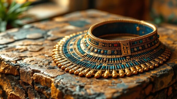 Le collier égyptien : un voyage à travers l'histoire et les symboles